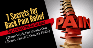 7 Secrets for Back Pain Relief